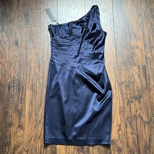 Sportstaff Italy Blue One Shoulder Dress
